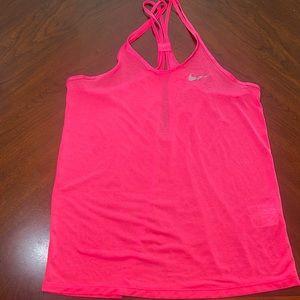 Hot Pink Nike Dri Fit Tank Top